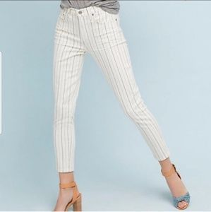 Anthropologie Striped Jeans